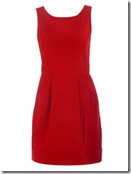 DvF red dress